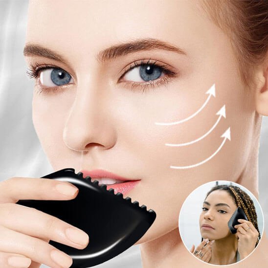 Pierre de gua sha ancestral, soin peau naturel