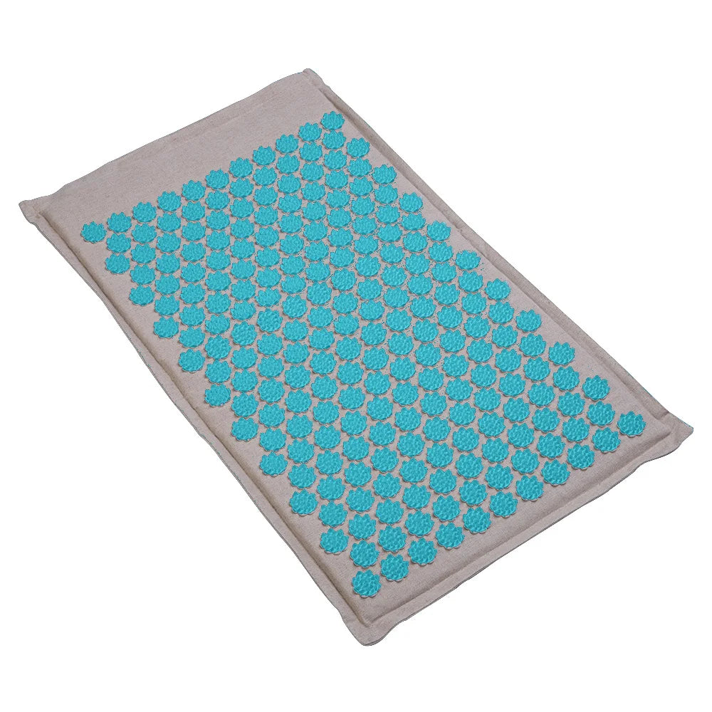1 pièce gris bleu tapis d'acupression cocoon