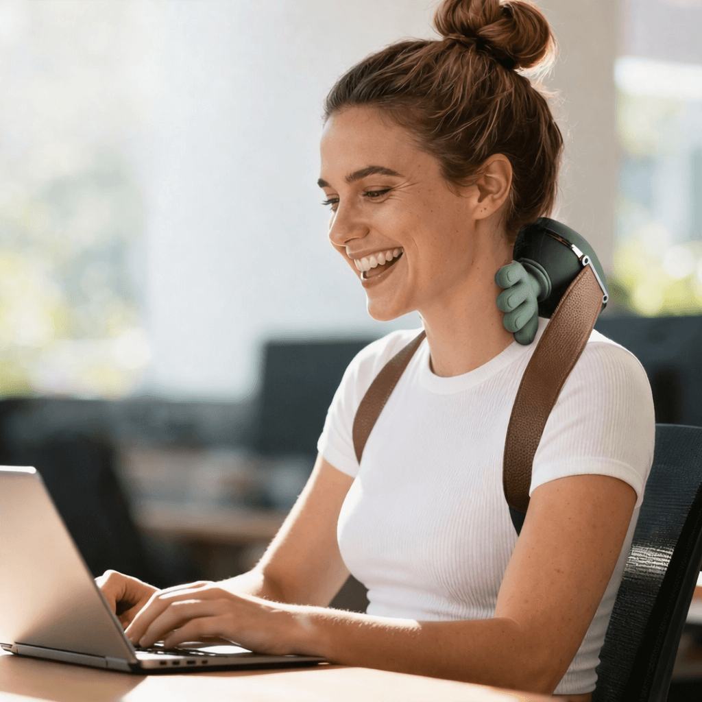 Appareil de massage épaule nuque intelligent femme bureau