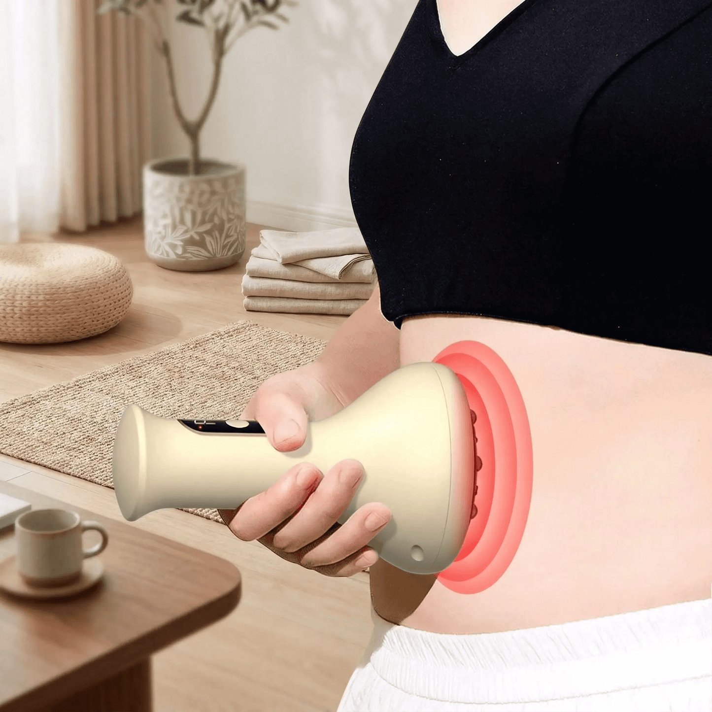Appareil de massage multifonction chaleur muscle ventre