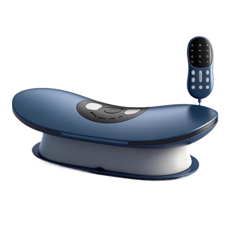 Appareil massage pour le dos gonflable bleu