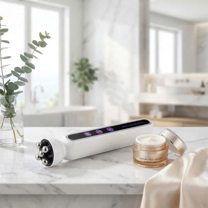Appareil massage visage tête rotative électrique