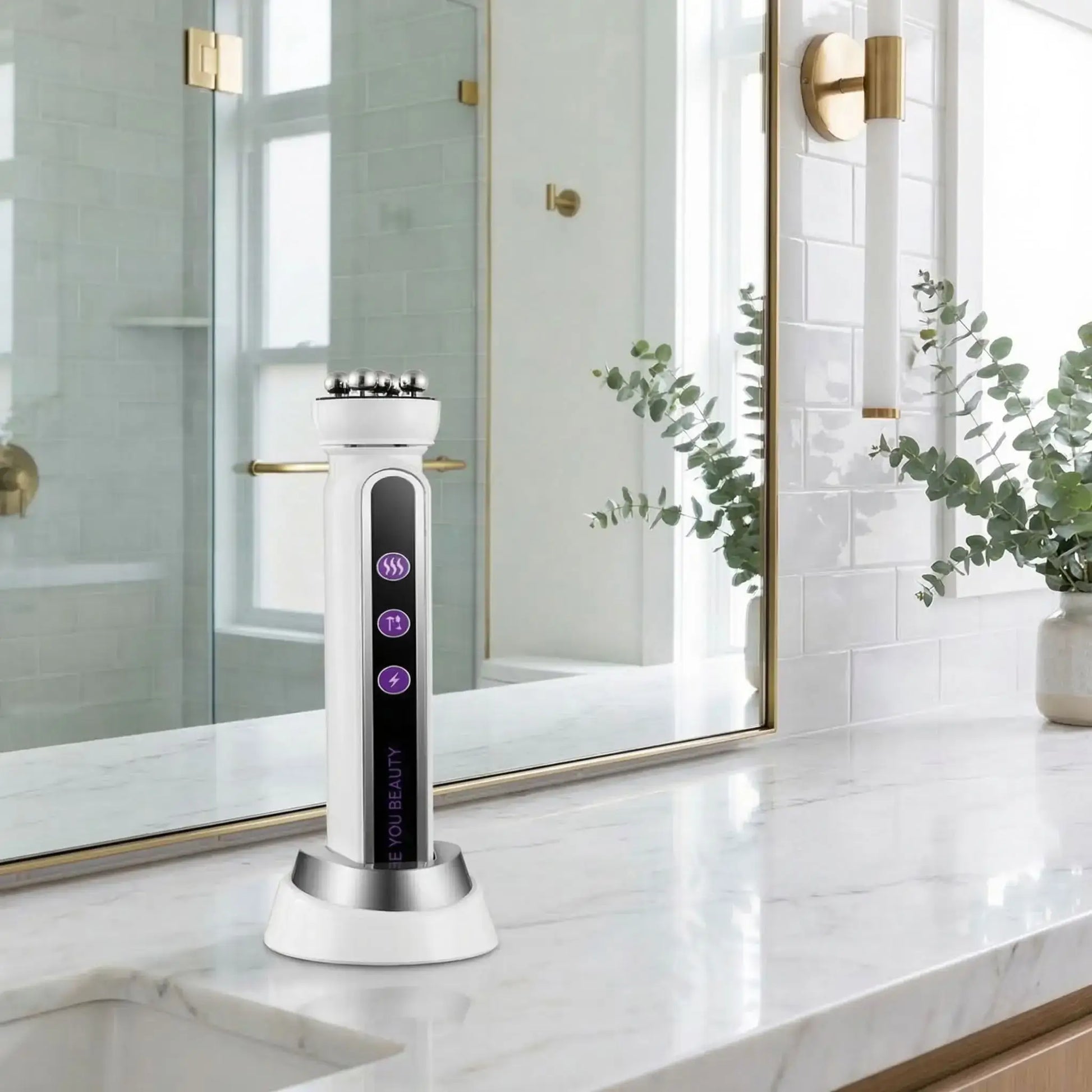 Appareil massage visage tête rotative soin_visage