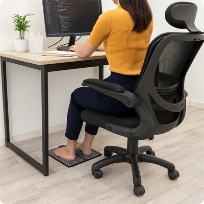 Appareil pour massage des pieds Relaxplus stimulation nerfs, bureau