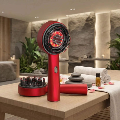 Brosse massage cuir chevelure Vibralux stimulation capillaire