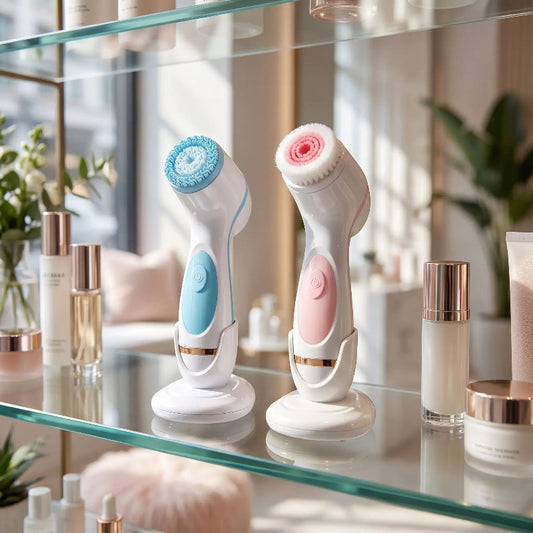 Brosse nettoyante visage électrique dans vitrine