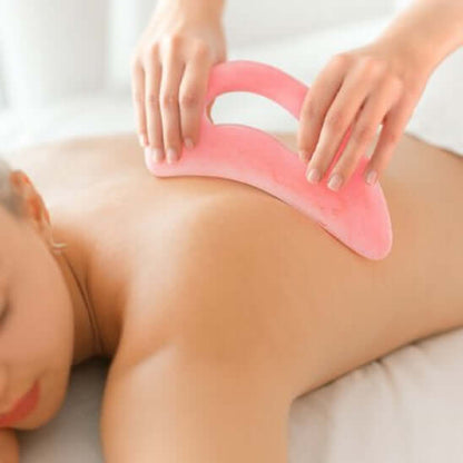 Gua sha corps drainage lymphatique peau lisse