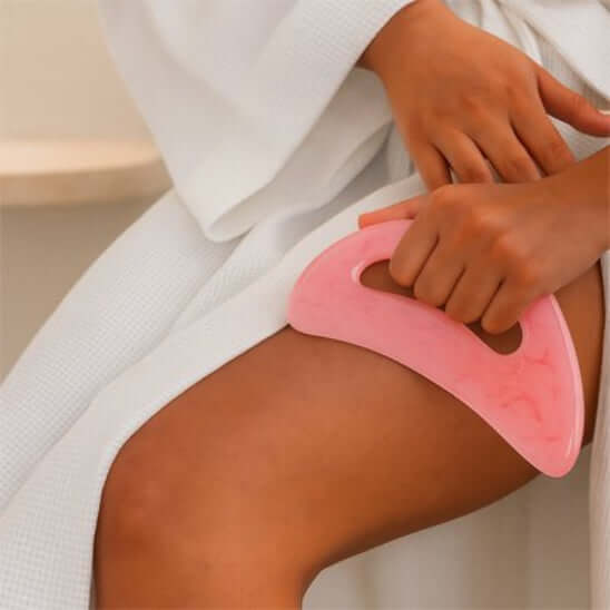 Gua sha corps drainage lymphatique raffermissant cuisse