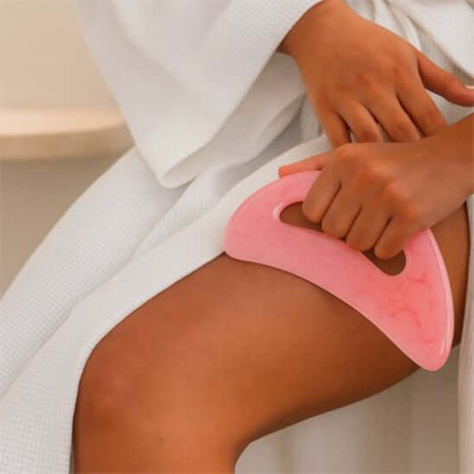 Gua sha corps drainage lymphatique raffermissant cuisse