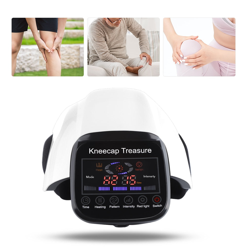 Masseur de genou infrarouge chauffant 
