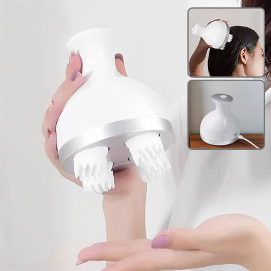 Masseur cuir chevelu relaxation-profonde massage crânien