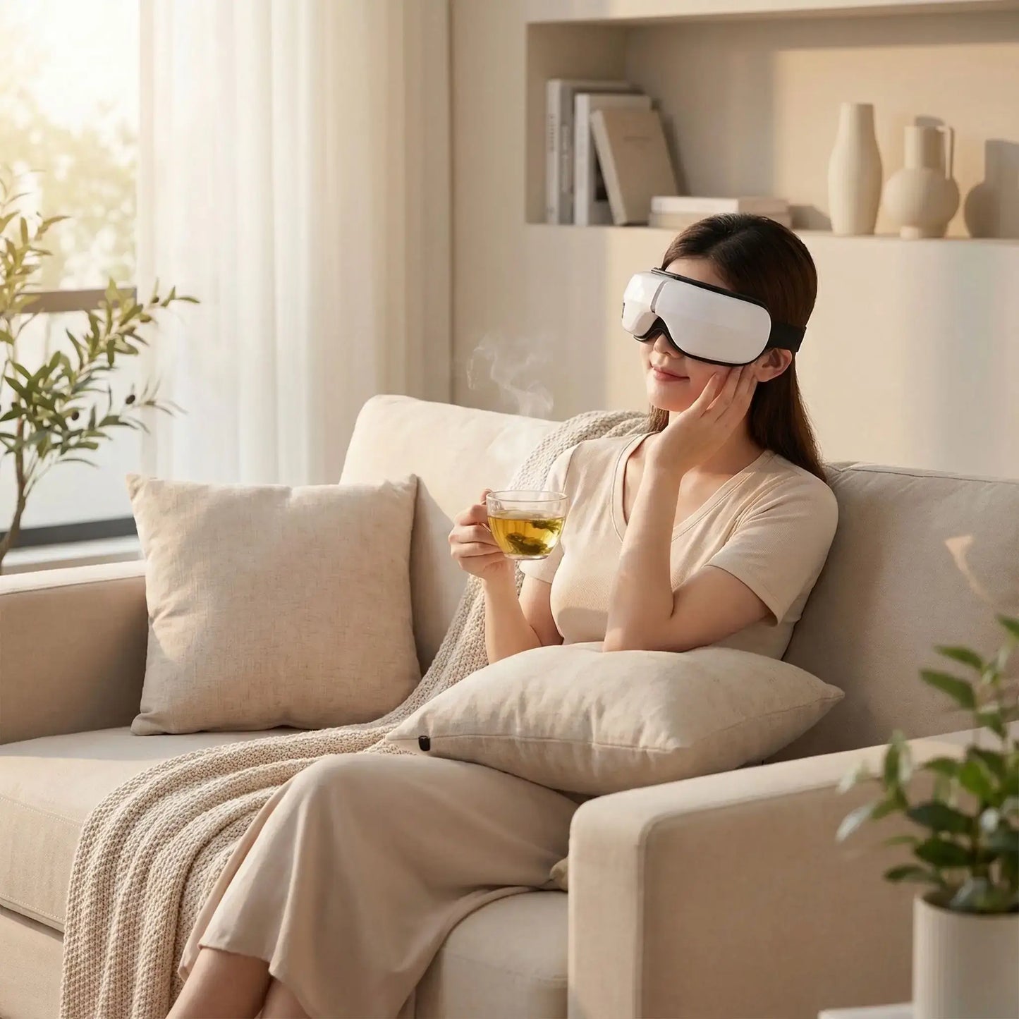 Masseur oculaire 4D rechargeable maison