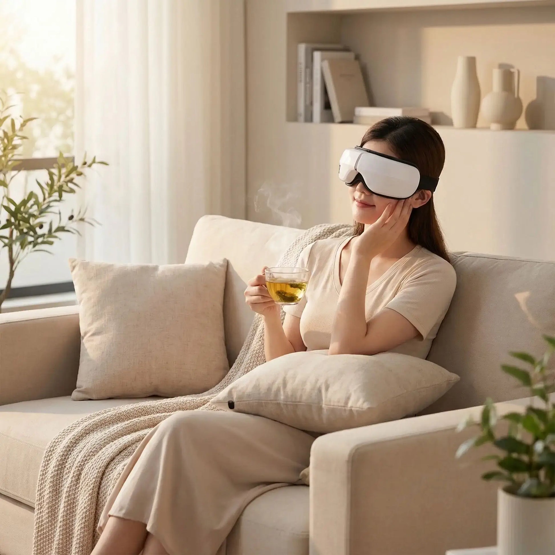 Masseur oculaire 4D rechargeable maison