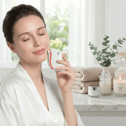 Masseur visage lumière rouge raffermissement peau