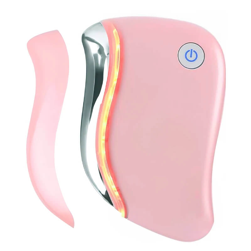 Masseur visage lumière rouge rose