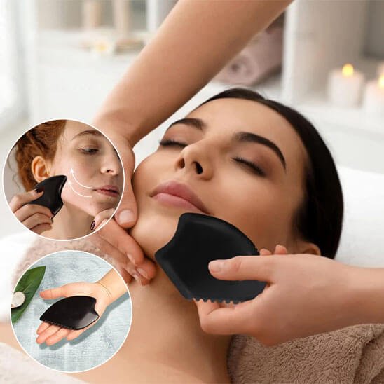 Pierre de gua sha ancestral visage massage