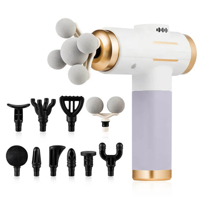 Pistolet masseur Professionnel 99 vitesses blanc