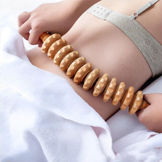 Rouleau de massage ergonomique sur dos 12 roues