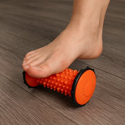 Rouleaux massage pieds picots soulagement tensions musculaires