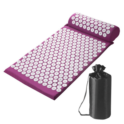 Tapis acupression Soulagezen violet.