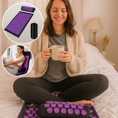 Tapis acupression détente soulage anxiété