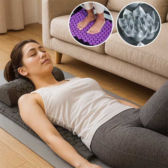 Tapis acupression détente soulage douleur dos