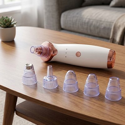 Aspirateur point noir​ avec embouts interchangeable 