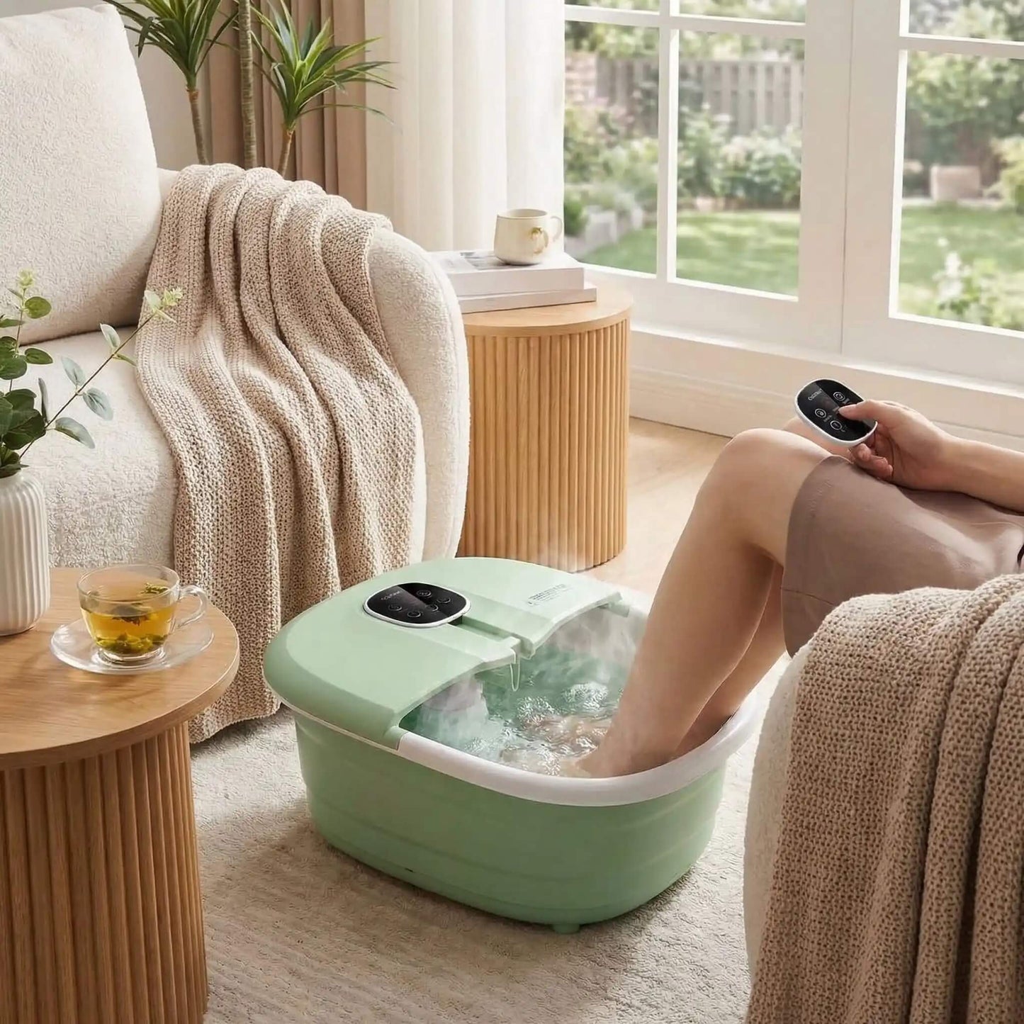 Bain de pied RelaxTherapy électrique relaxant