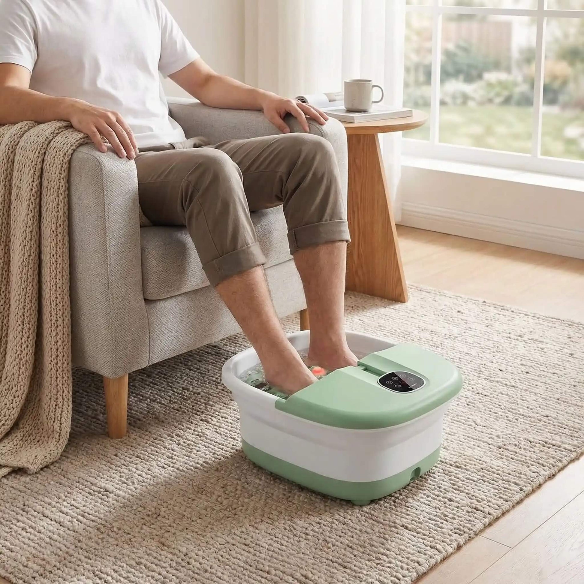 Bain de pieds RelaxTherapy, massant pieds domicile