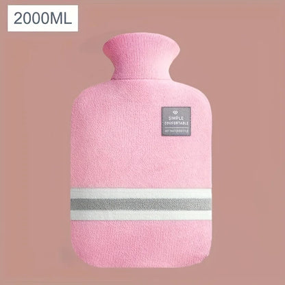 Bouillotte eau chaude 2000 ml rose