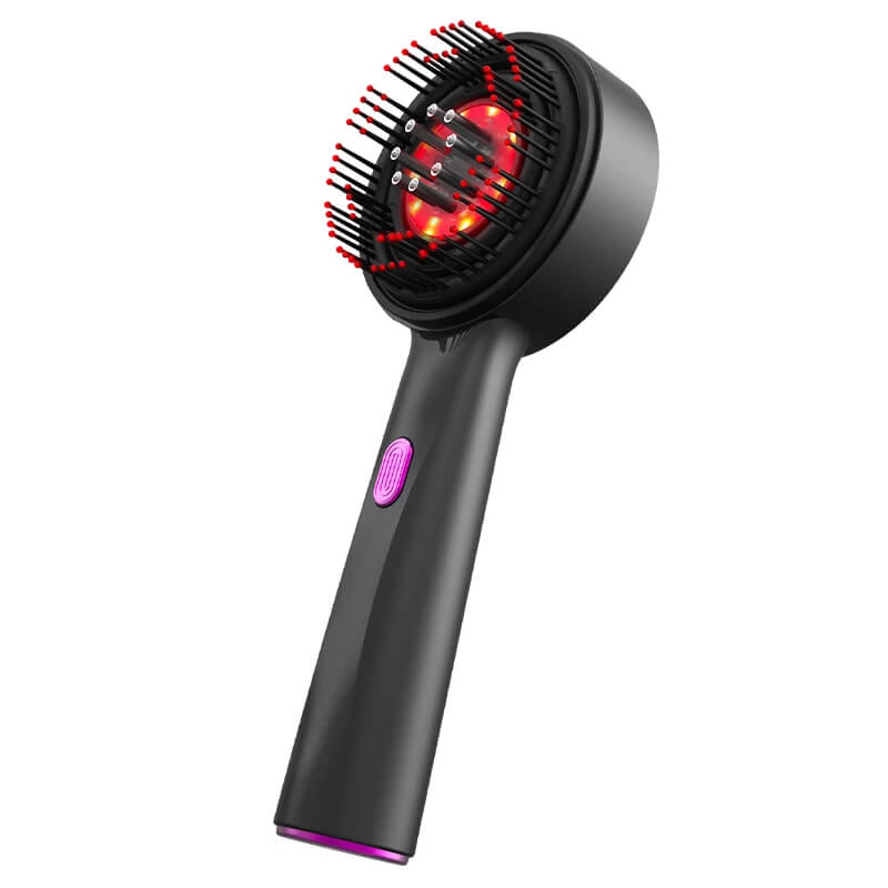Brosse massage cuir chevelure  Vibralux gris