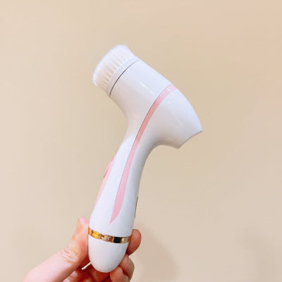 Brosse nettoyante pour le visage rose