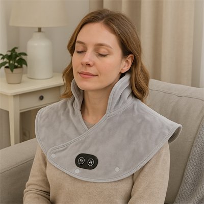 Coussin chauffant apaisant  détendre muscles tendus
