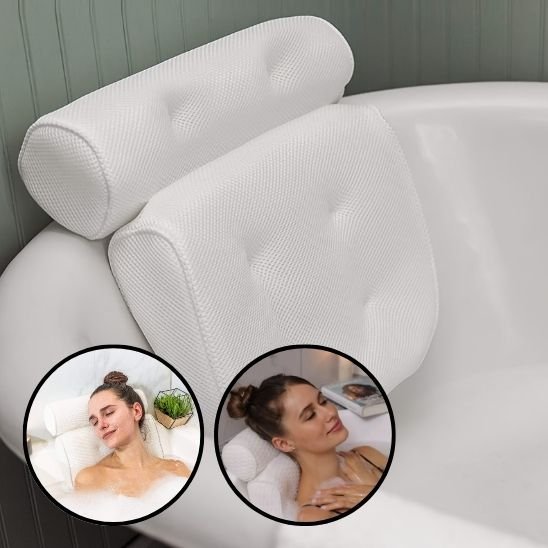 Coussin de bain spa antidérapant pour baignoire
