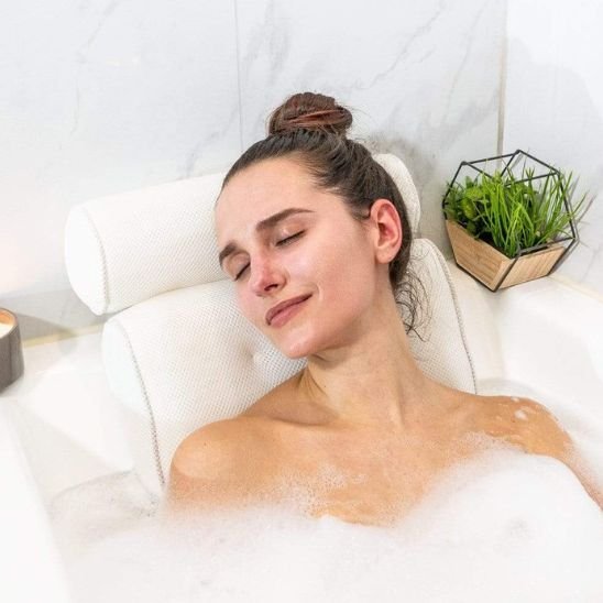 Coussin de bain spa soutien tête relaxant