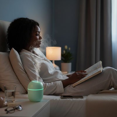 Diffuseur d'huiles essentielles Oeuf Coloré relaxation maison