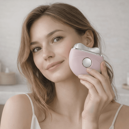 Femme présente gua sha électrique Liftspa