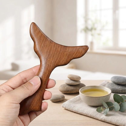 Gua sha coprs en bois santal | Adore Beaute