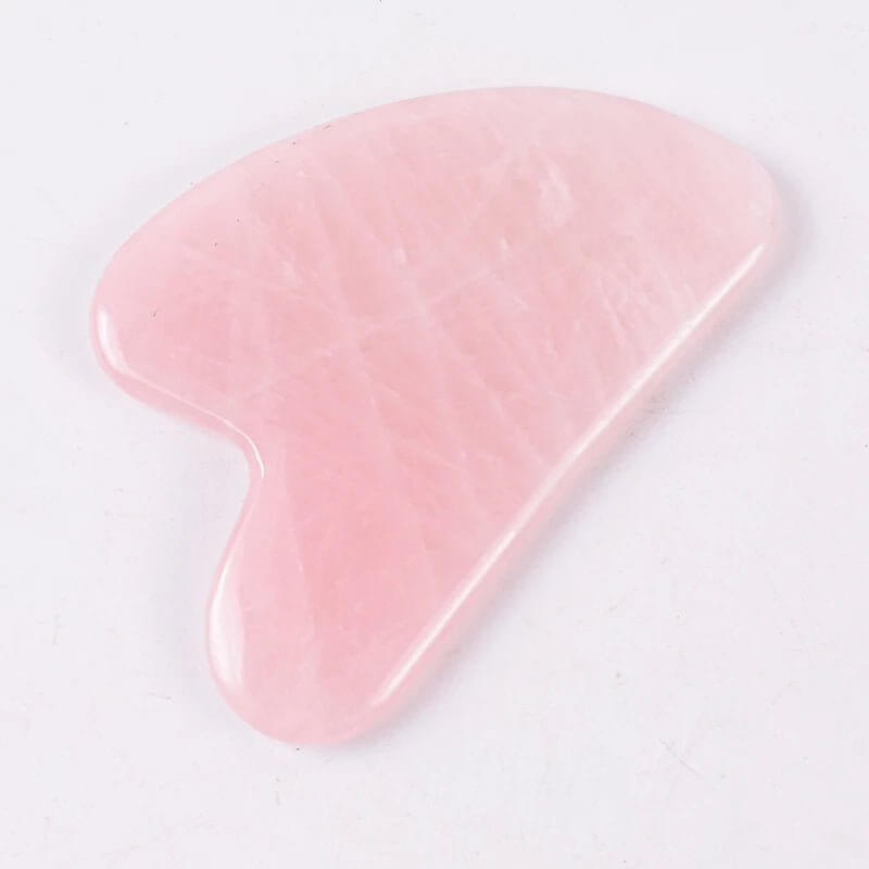 Gua sha et rouleau de jade / Duo soin cœur poli