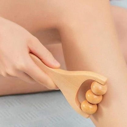 rouleau de massage pour crampes avec billes rondes