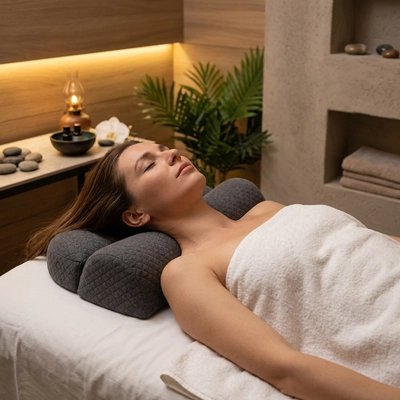 Oreiller cervical pour le confort de la nuque et des épaules