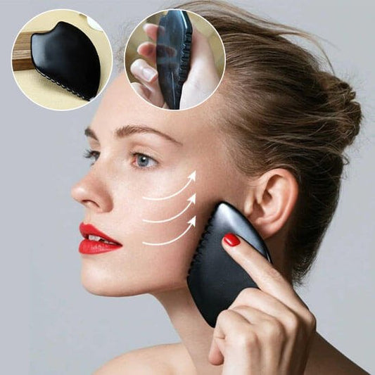 Pierre de gua sha ancestral drainage visage