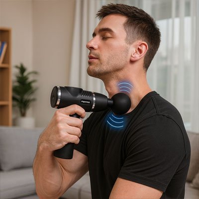 Pistolet de massage mini cou relaxation quotidien