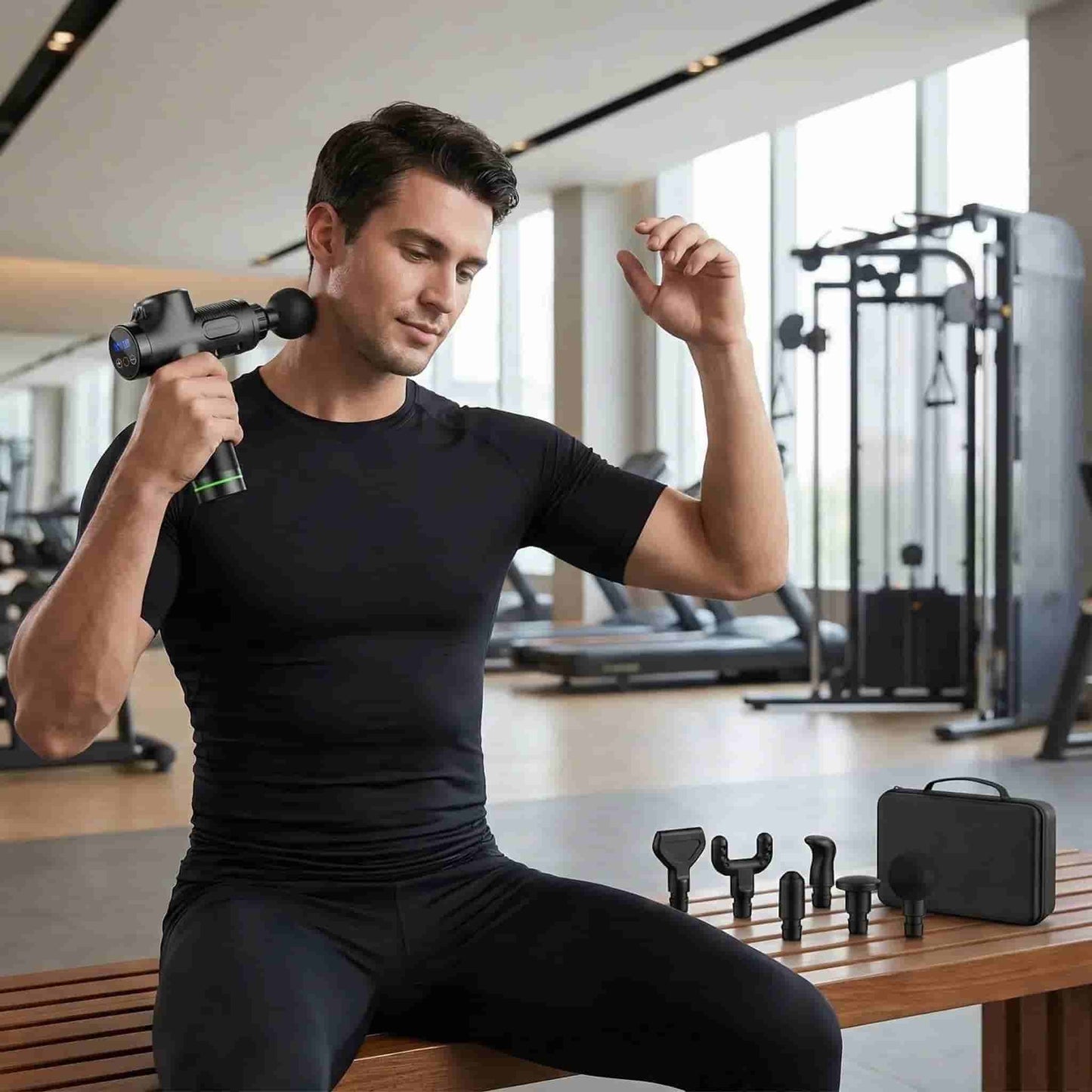 Pistolet de massage GM Sport, utilisation
