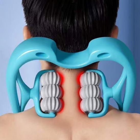 Appareil de massage cervical manuel – Anti-douleurs nuque et épaules