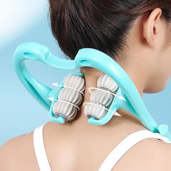 Appareil de massage cervical manuel – Anti-douleurs nuque et épaules