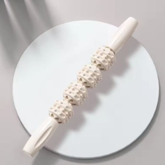 rouleau de massage baton blanc 
