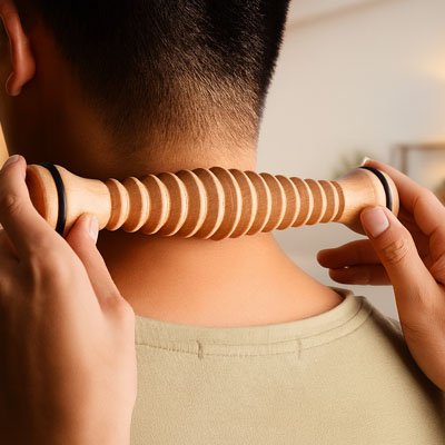 Rouleau de massage dos cervicales