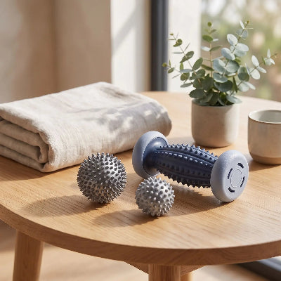 Rouleau de massage et balle de massage