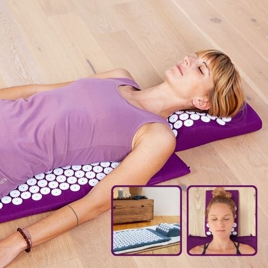 Tapis d acupression XL allongé femme